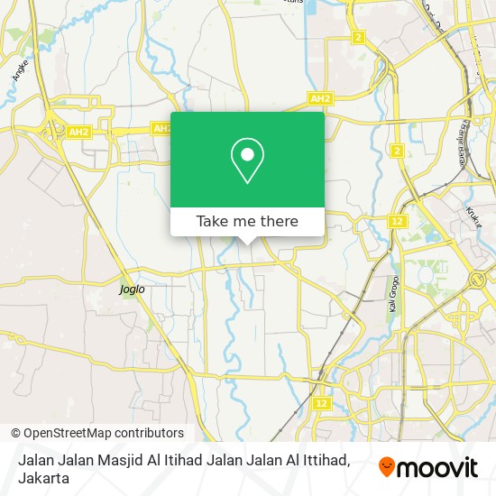 Jalan Jalan Masjid Al Itihad Jalan Jalan Al Ittihad map