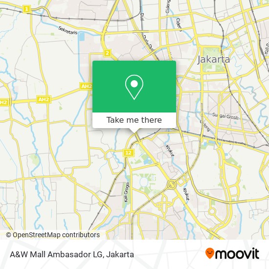 A&W Mall Ambasador LG map