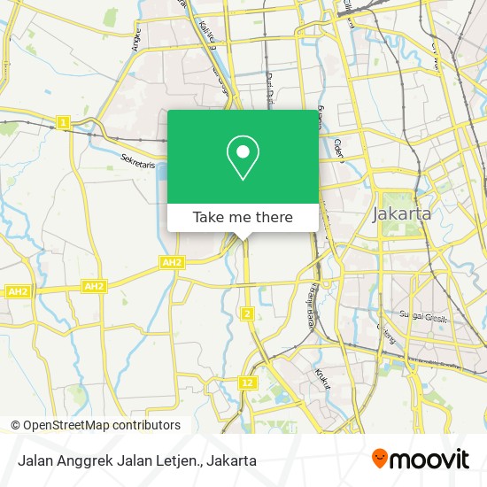 Jalan Anggrek Jalan Letjen. map