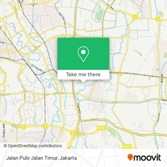 Jalan Pulo Jalan Timur map