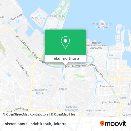 nissan pantai indah kapuk map
