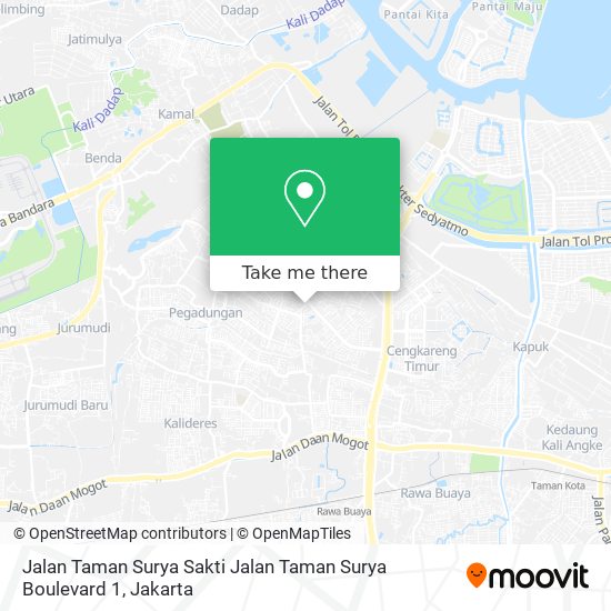 Jalan Taman Surya Sakti Jalan Taman Surya Boulevard 1 map