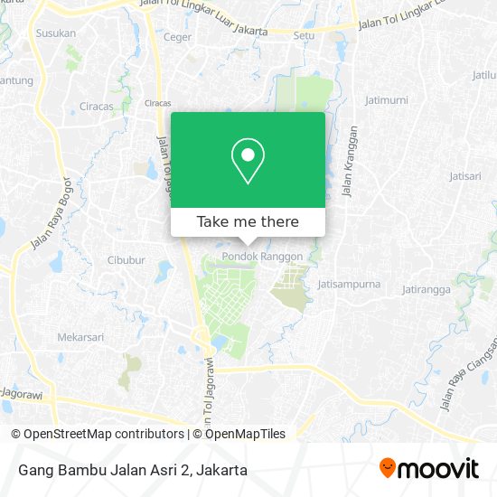 Gang Bambu Jalan Asri 2 map
