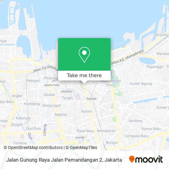 Jalan Gunung Raya Jalan Pemandangan 2 map