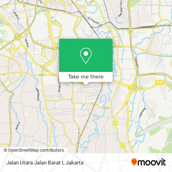 Jalan Utara Jalan Barat I map