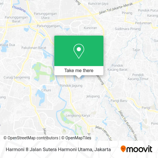 Harmoni 8 Jalan Sutera Harmoni Utama map