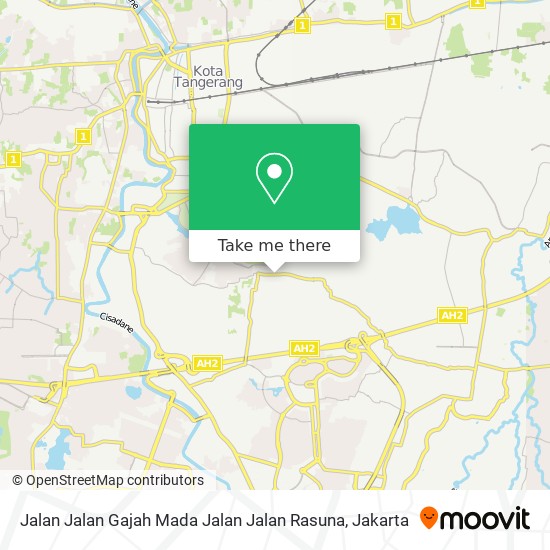 Jalan Jalan Gajah Mada Jalan Jalan Rasuna map