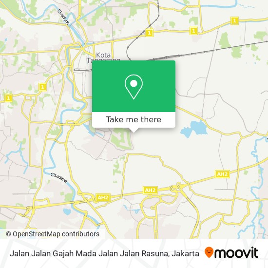 Jalan Jalan Gajah Mada Jalan Jalan Rasuna map