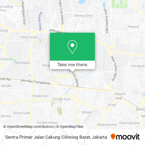 Sentra Primer Jalan Cakung Cilincing Barat map