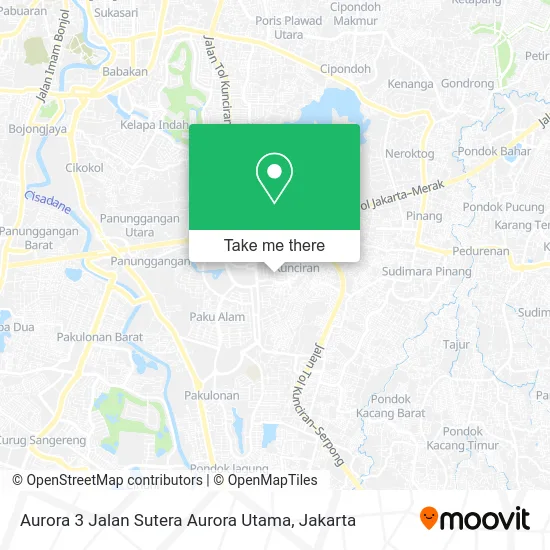 Aurora 3 Jalan Sutera Aurora Utama map