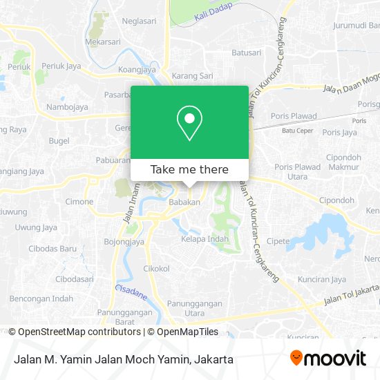 Jalan M. Yamin Jalan Moch Yamin map