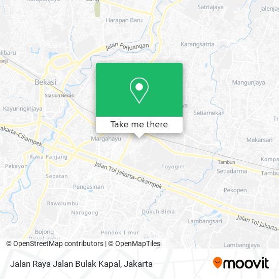 Jalan Raya Jalan Bulak Kapal map