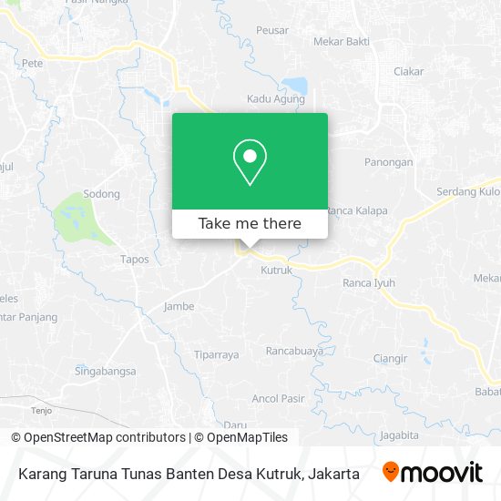 Karang Taruna Tunas Banten Desa Kutruk map