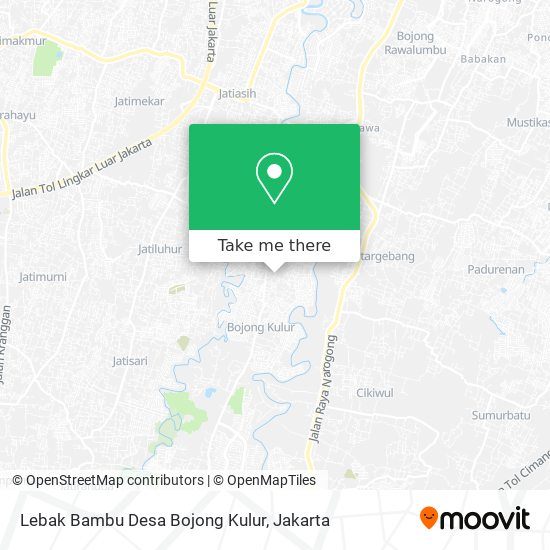 Lebak Bambu Desa Bojong Kulur map