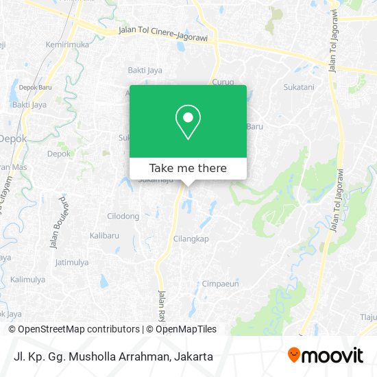 Jl. Kp. Gg. Musholla Arrahman map