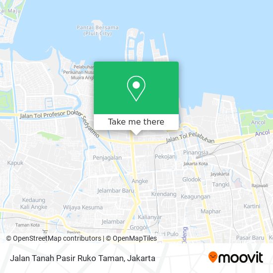 Jalan Tanah Pasir Ruko Taman map