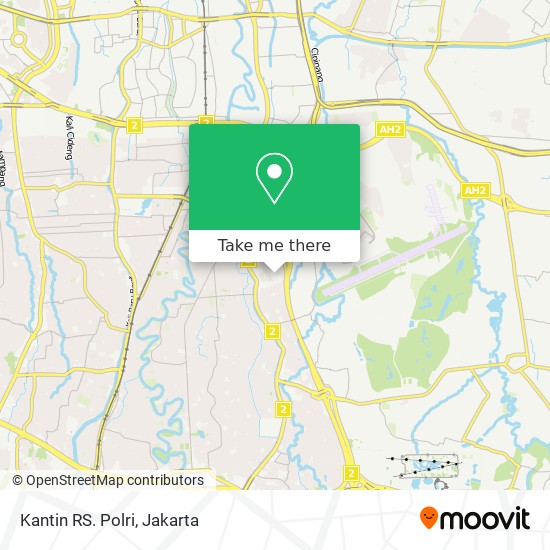 Kantin RS. Polri map