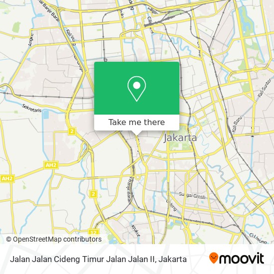 Jalan Jalan Cideng Timur Jalan Jalan II map