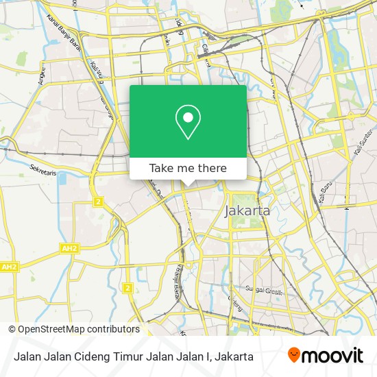 Jalan Jalan Cideng Timur Jalan Jalan I map