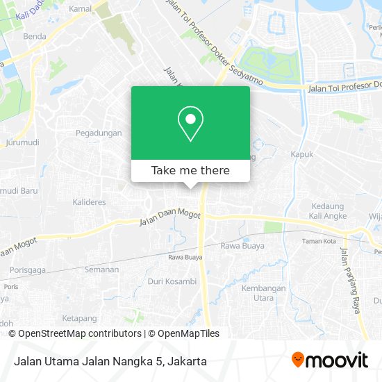 Jalan Utama Jalan Nangka 5 map