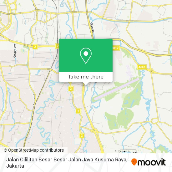 Jalan Cililitan Besar Besar Jalan Jaya Kusuma Raya map