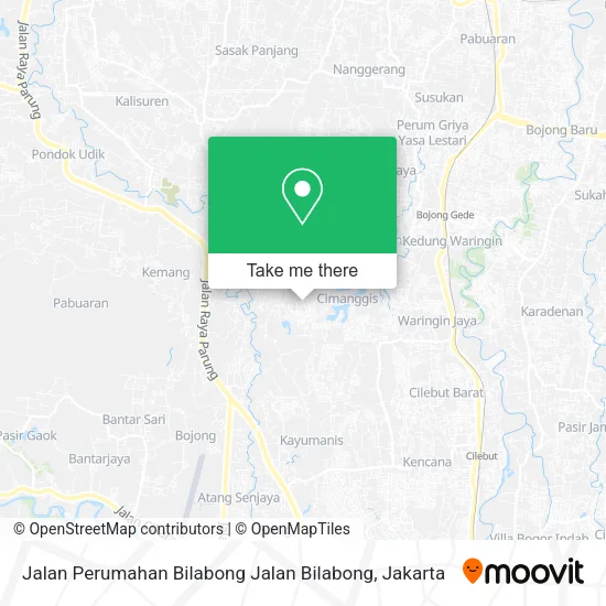 Jalan Perumahan Bilabong Jalan Bilabong map
