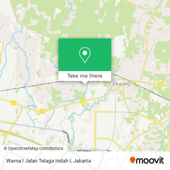 Warna I Jalan Telaga Indah I map