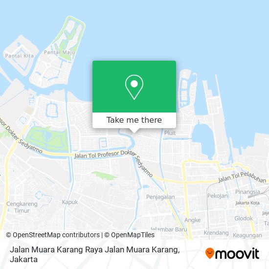 Jalan Muara Karang Raya Jalan Muara Karang map