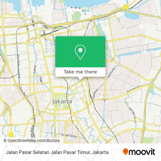 Jalan Pasar Selatan Jalan Pasar Timur map