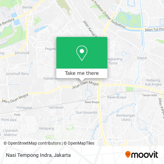 Nasi Tempong Indra map