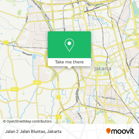 Jalan 2 Jalan Bluntas map