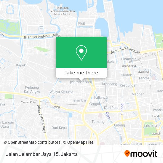 Jalan Jelambar Jaya 15 map