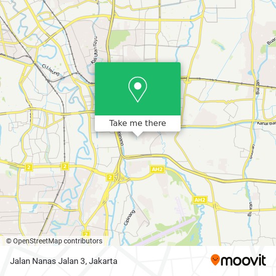 Jalan Nanas Jalan 3 map