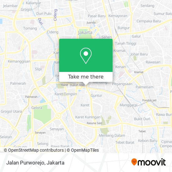 Jalan Purworejo map