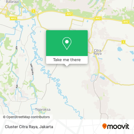 Cluster Citra Raya map