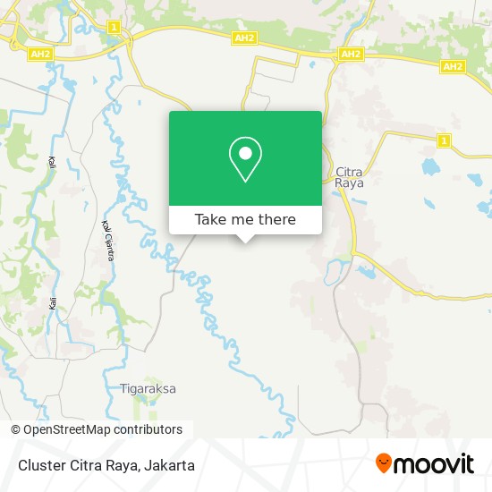 Cluster Citra Raya map