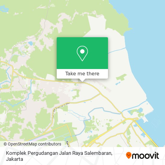 Komplek Pergudangan Jalan Raya Salembaran map