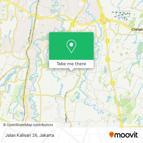 Jalan Kalisari 26 map