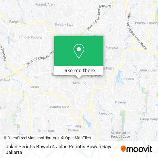 Jalan Perintis Bawah 4 Jalan Perintis Bawah Raya map