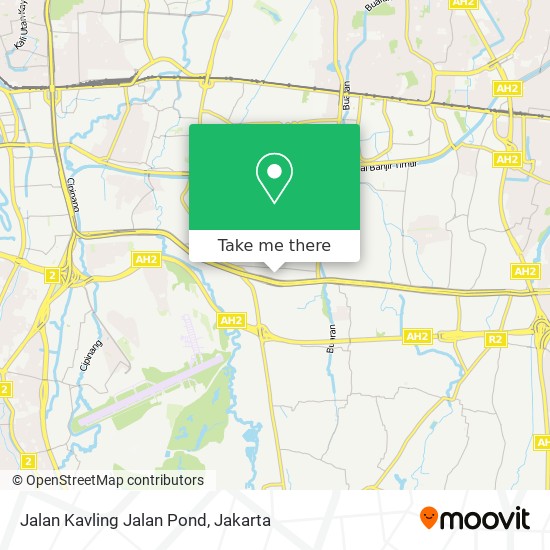 Jalan Kavling Jalan Pond map