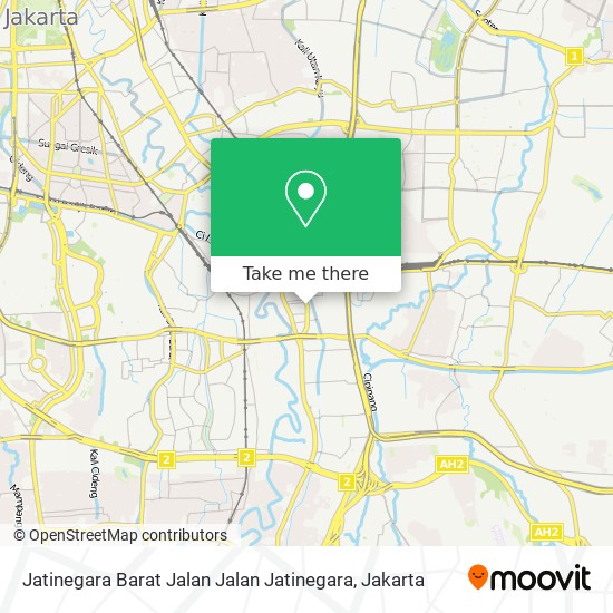 Jatinegara Barat Jalan Jalan Jatinegara map