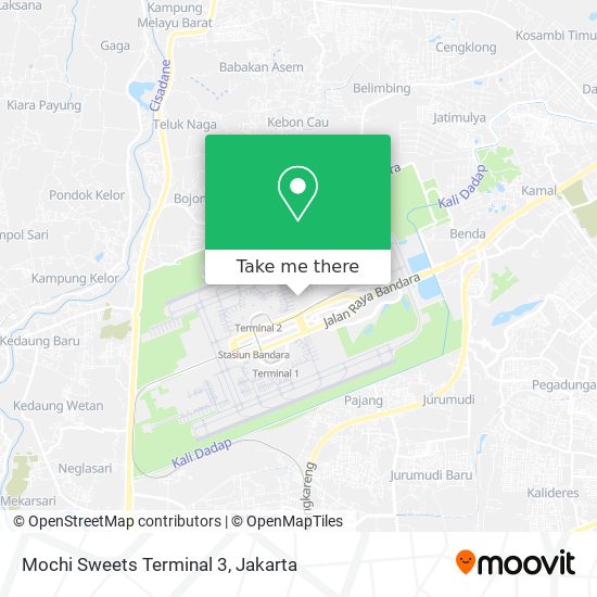 Mochi Sweets Terminal 3 map