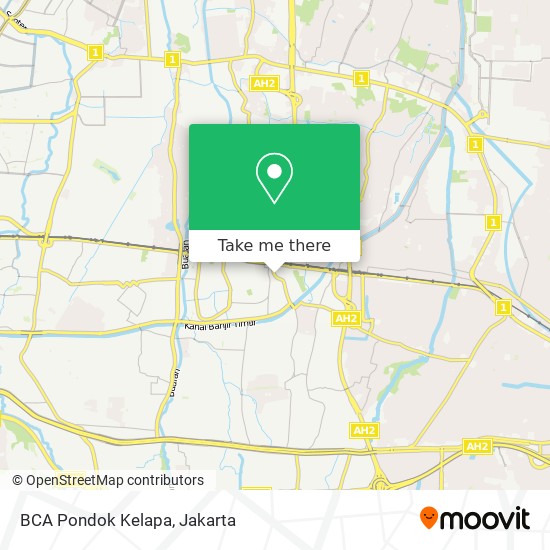 BCA Pondok Kelapa map