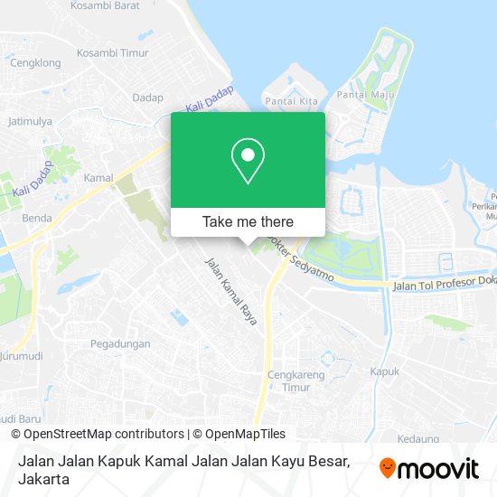 Jalan Jalan Kapuk Kamal Jalan Jalan Kayu Besar map