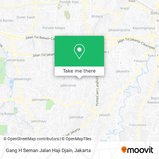 Gang H Seman Jalan Haji Djain map
