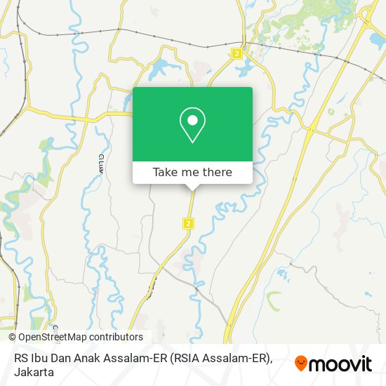 RS Ibu Dan Anak Assalam-ER (RSIA Assalam-ER) map