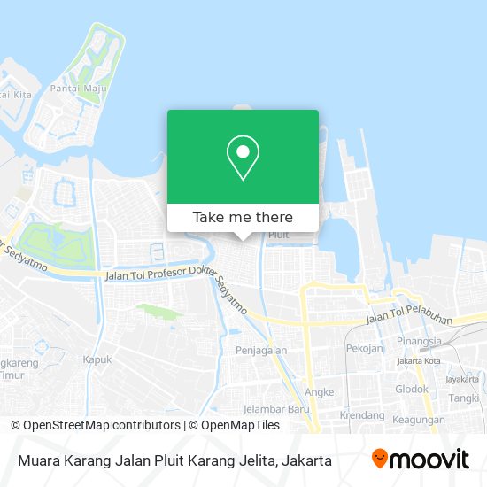 Muara Karang Jalan Pluit Karang Jelita map