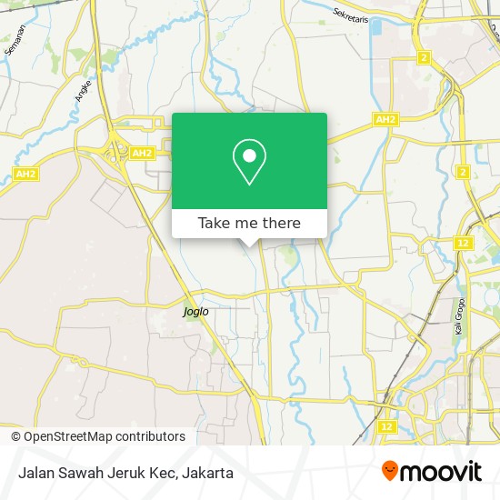 Jalan Sawah Jeruk Kec map