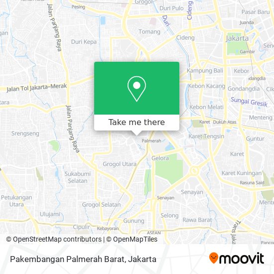 Pakembangan Palmerah Barat map