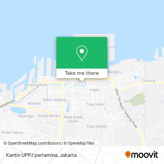 Kantin UPPJ pertamina map